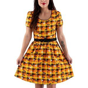 Disney Stitch Shoppe Spooky Mickey and Minnie Mouse "Laci" Dress